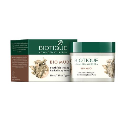 Mutakasvonaamio Bio Mud Revitalizing Face Pack, Biotique, 75g