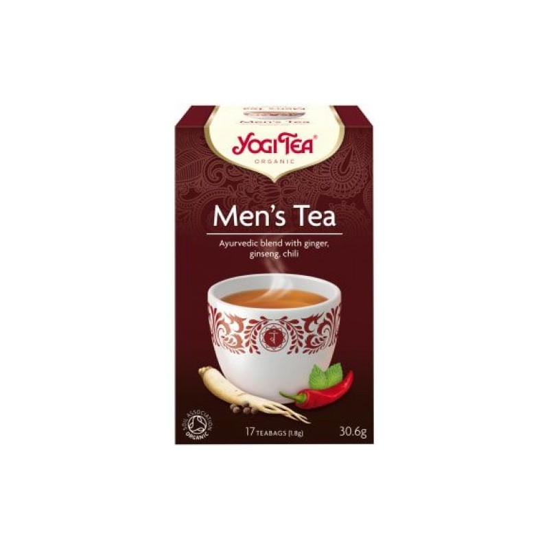 Prieskoninė arbata vyrams Men's Tea, Yogi Tea, 17 pakelių