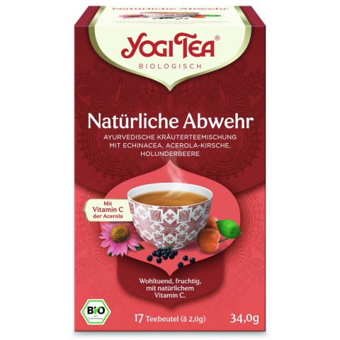 Prieskoninė arbata Immune Support, Yogi Tea, 17 pakelių