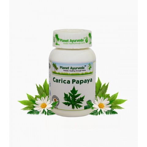 Пищевая добавка Carica Papaya, Planet Ayurveda, 60 капсул
