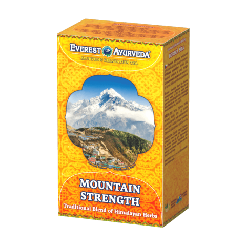 Ayurvedic Himalajan tee Mountain Strength Sherpa, löysä, Everest Ayurveda, 100g
