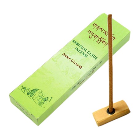 Tibetan incense sticks Spiritual Guide Inner Growth, with holder, 20 sticks