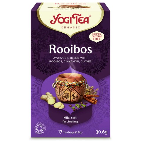 Ajurvedinė arbata Rooibos, Yogi Tea, 17 pakelių