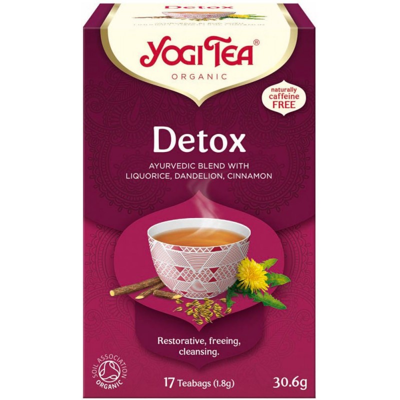 Spiced Ayurvedic tea Detox, Yogi Tea, 17 packets