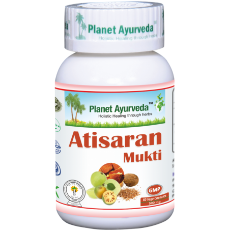 Food supplement Atisaran Mukti, Planet Ayurveda, 60 capsules