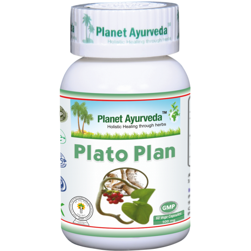 Пищевая добавка  Plato Plan, Planet Ayurveda, 60 капсул