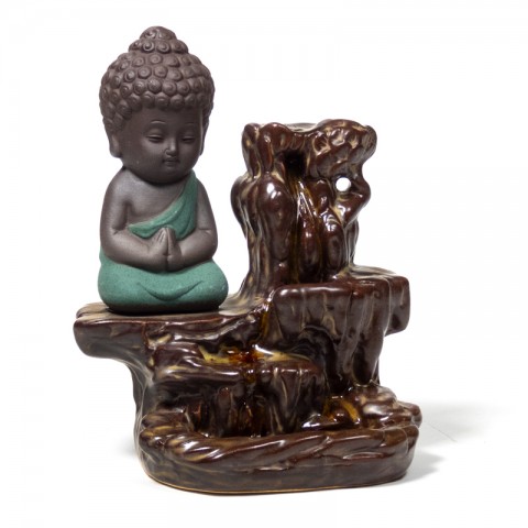 Waterfall Effect Backflow Holder Little Buddha