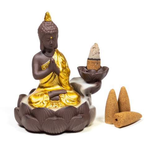 Takaisinvirtauksen pidike Buddha takaisinvirtauksen vesiputousvaikutusta varten