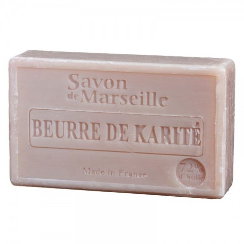 Натуральное мыло с маслом ши Shea Butter, Savon de Marseille, 100г