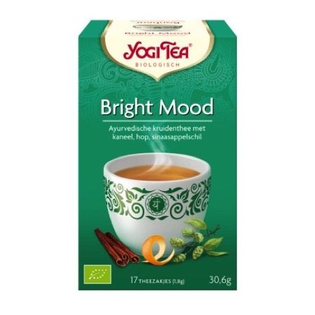 Пряный чай для настроения Bright Mood Gluckstee, Yogi Tea, органический, 17 пакетиков