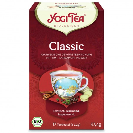 Classic spiced yogi tea Classic, Yogi Tea, organic, 17 packets