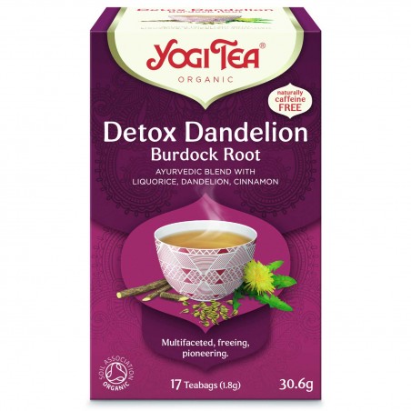 Пряный аюрведический чай Detox, Yogi Tea, 17 пакетиков