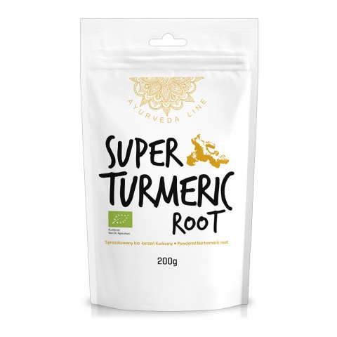 Kurkumajuurijauhe Super Kurkumajuuri, luomu, Ayurveda Line, 200g