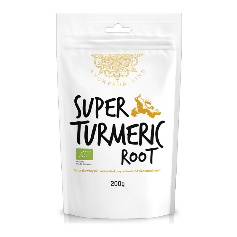 Kurkumajuurijauhe Super Kurkumajuuri, luomu, Ayurveda Line, 200g Kurkumajuurijauhe Super Kurkumajuuri, luomu, Ayurveda Line, 200g