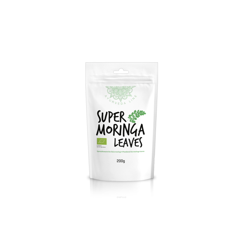 Moringa-lehtijauhe Super Moringa Leaves, luomu, Ayurveda-linja, 200 g Moringa-lehtijauhe Super Moringa Leaves, luomu, Ayurveda-linja, 200 g