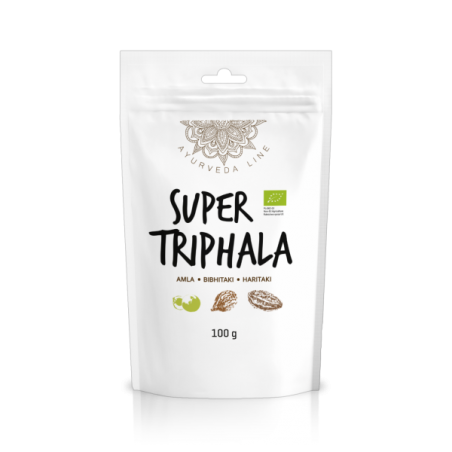 Triphala jauhe Super Triphala, luomu, Ayurveda Line, 100g