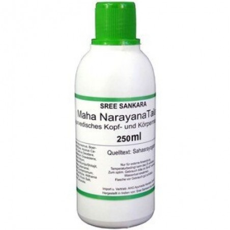 Hierontaöljy nivelille Mahanarayana Thailam, Sree Sankara, 250 ml