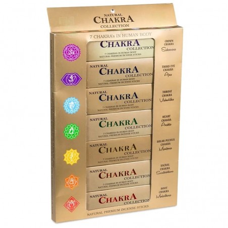 Chakra-suitsutikkujen sarja 7 Chakra Collection, 15g
