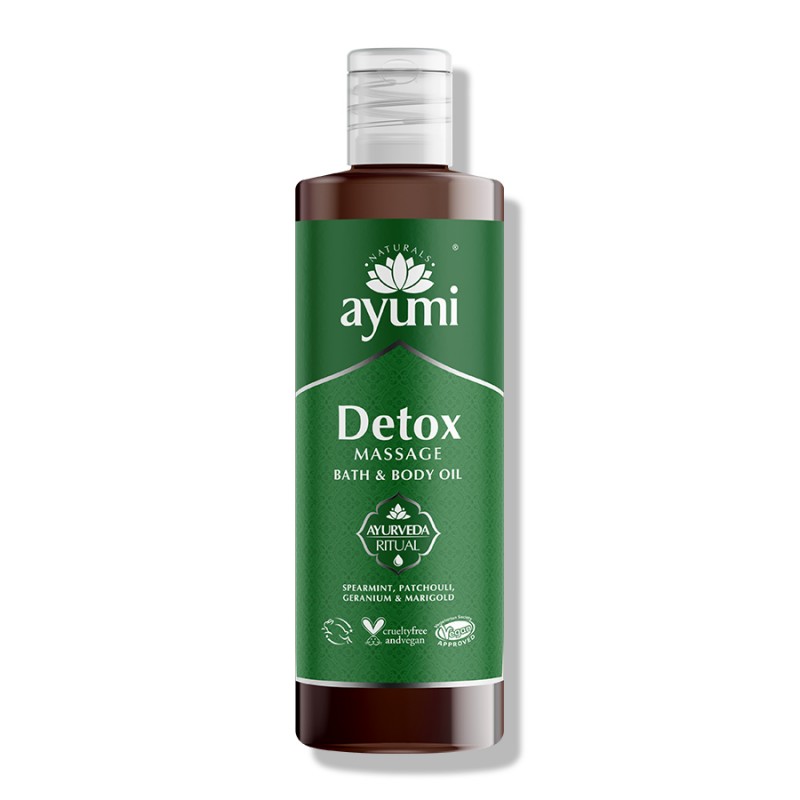 Detoksikuojantis masažo, kūno ir vonios aliejus Detox, Ayumi, 250 ml