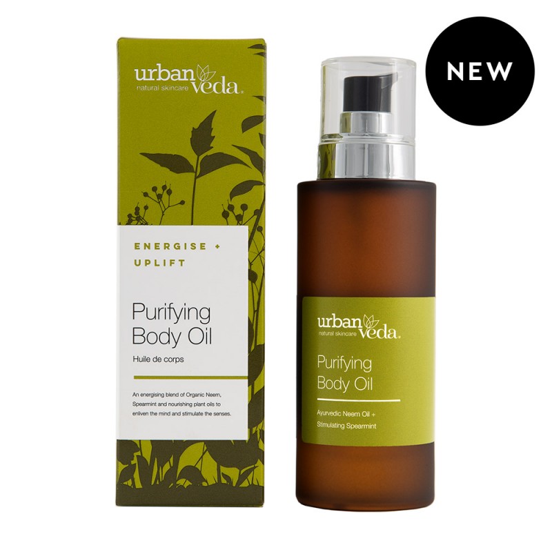 Cleansing body oil Purifying, Urban Veda, 100 ml