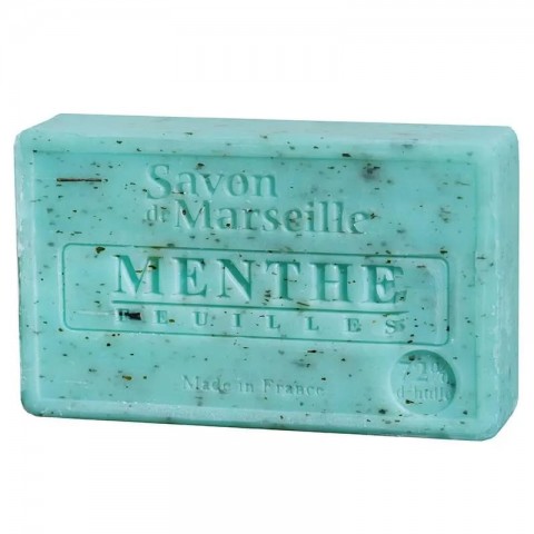 Natural soap Mint Leaves, Savon de Marseille, 100g