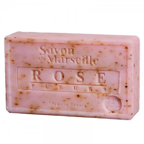 Natural soap Rose Petals, Savon de Marseille, 100g