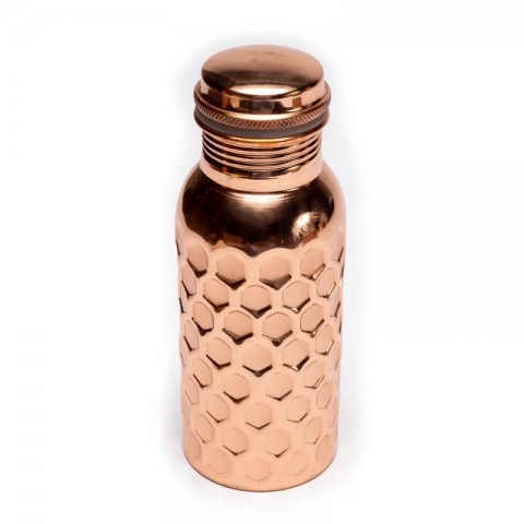 Copper bottle Hammered, Yogi&Yogini, 500 ml