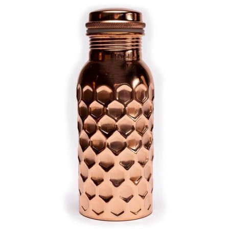 Copper bottle Hammered, Yogi&Yogini, 500 ml