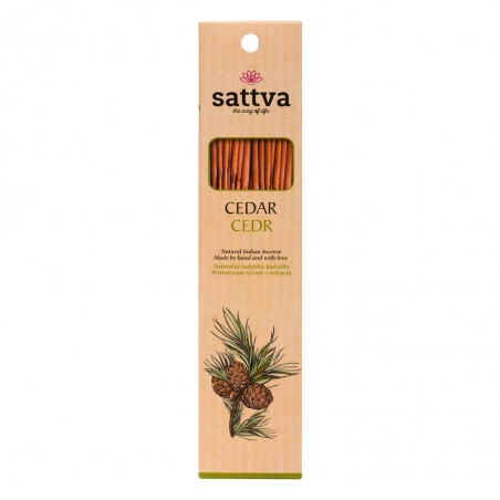 Cedar-scented incense sticks Cedar, Sattva Ayurveda, 30g