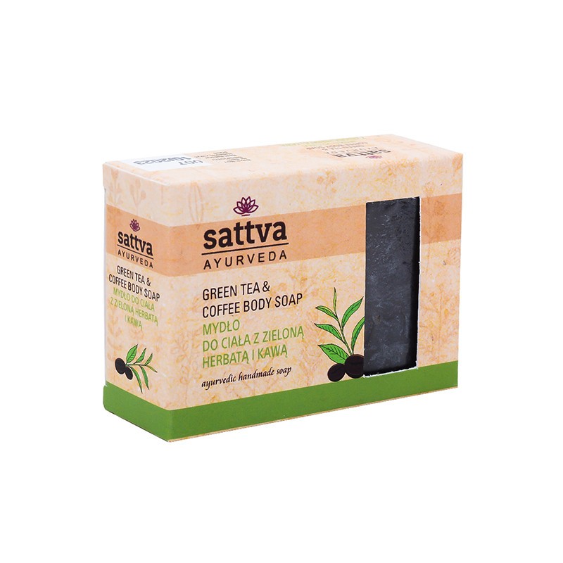 Soap Green Tea & Coffee, Sattva Ayurveda, 125g