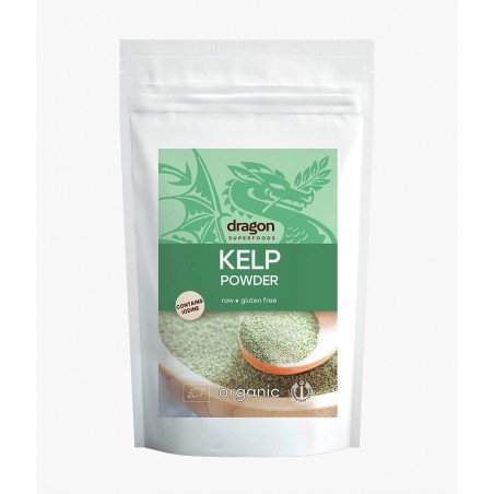 Rudųjų jūrų dumblių milteliai Kelp, ekologiški, Dragon Superfoods, 100g