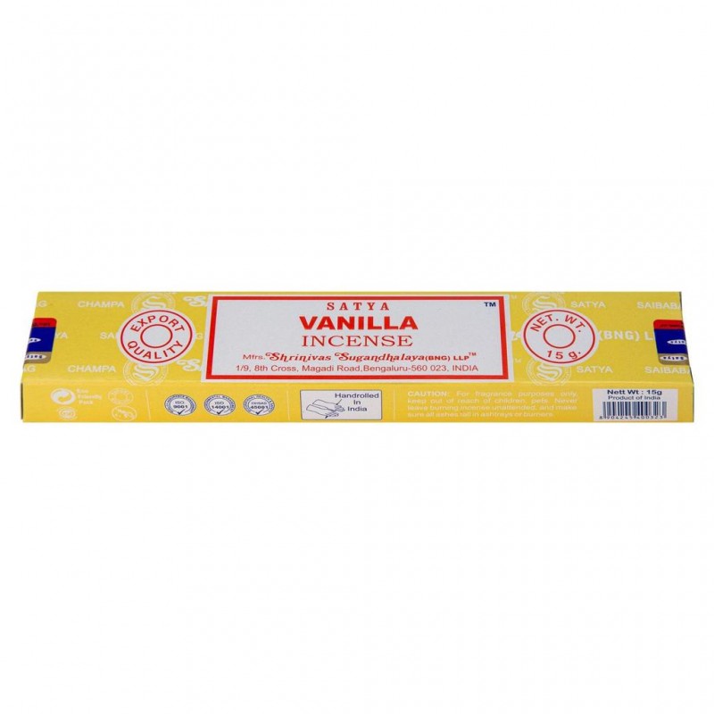 Smilkalų lazdelės Vanilla, Satya, 15g