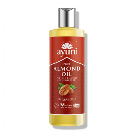 Drėkinantis migdolų aliejus, 100% grynumo, Ayumi, 250 ml