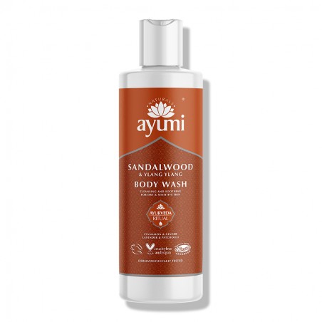 Body wash with sandalwood Sandalwood & Ylang Ylang, Ayumi, 250 ml