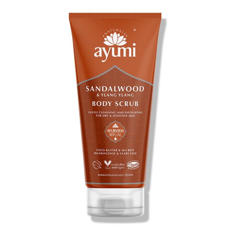 Скраб для тела с сандалом Sandalwood & Ylang Ylang, Ayumi, 200 мл