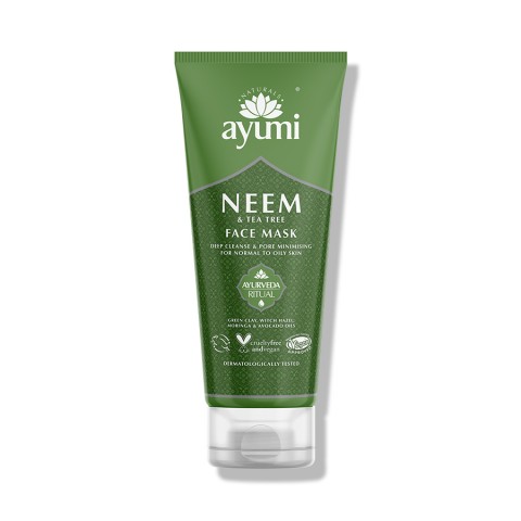 Cleansing face mask with Neem & Tea Tree, Ayumi, 100 ml