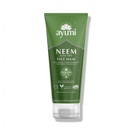 Valanti veido kaukė su nimbamedžiu Neem & Tea Tree, Ayumi, 100 ml