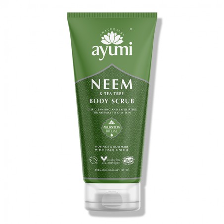 Vartalokuorinta Neem & Tea Tree, Ayumi, 200 ml