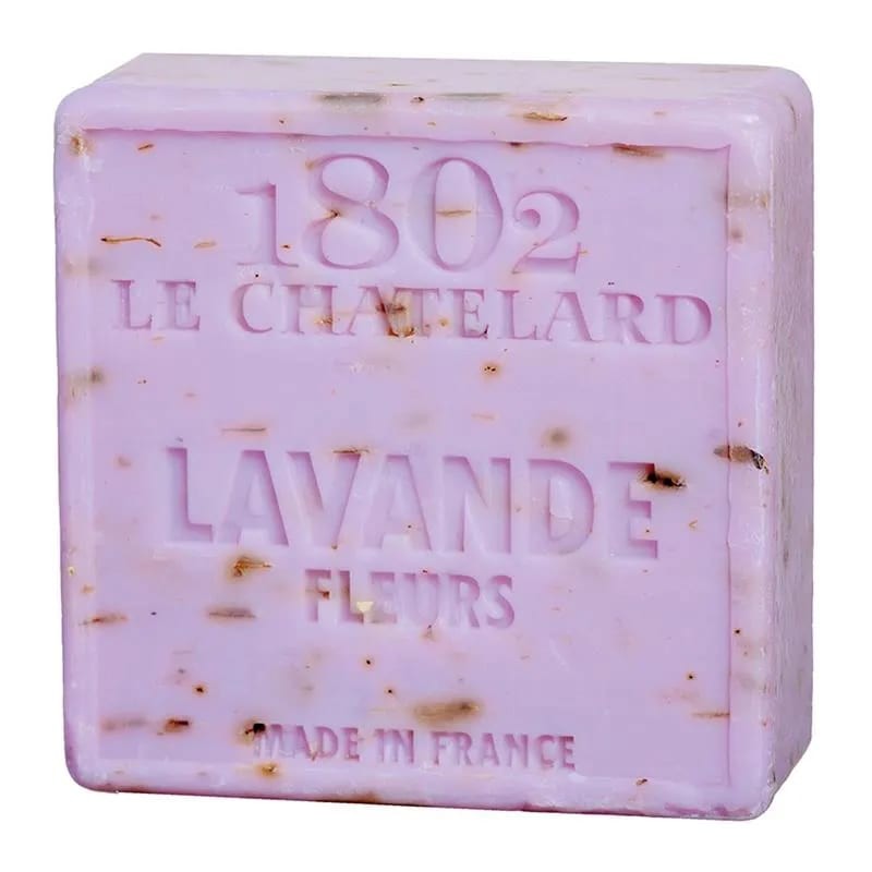 Натуральное мыло с лавандой Lavender Flowers, Savon de Marseille, 100г
