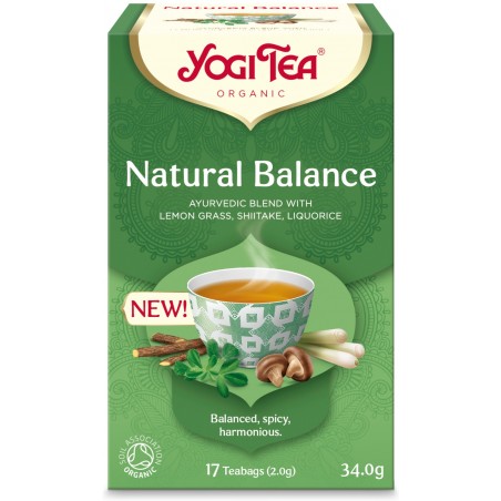 Spiced balancing tea Natural Balance, Yogi Tea, organic, 17 packets