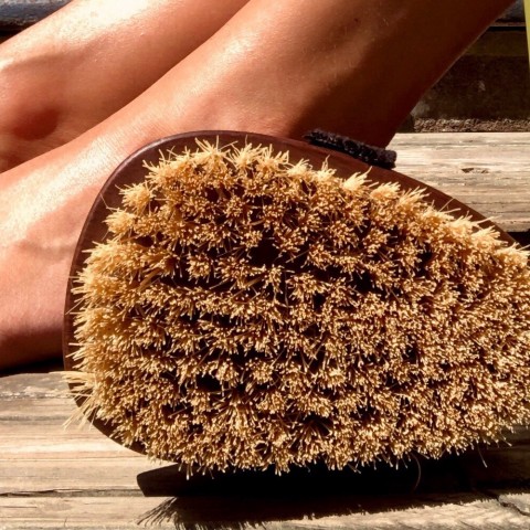 Ayurvedic body brush for dry Garshan massage Urban Veda