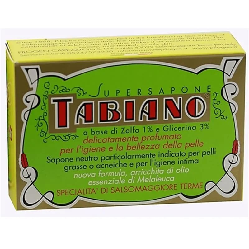 Biosulfur soap Tabiano, 125g