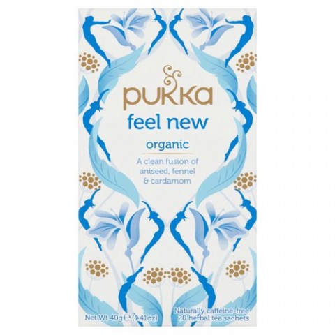 Arbata Feel New, ekologiška, Pukka, 20 pakelių