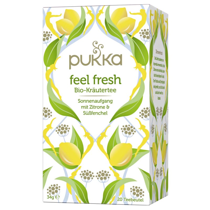 Чай бодрящий Feel Fresh, Pukka, 20 пакетиков