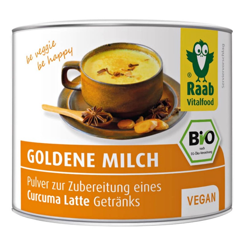 Ekologiški gėrimo milteliai Golden Milk, 70g