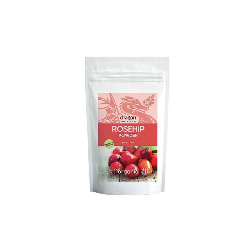 Rosehip powder, organic, Dragon Superfoods, 250g