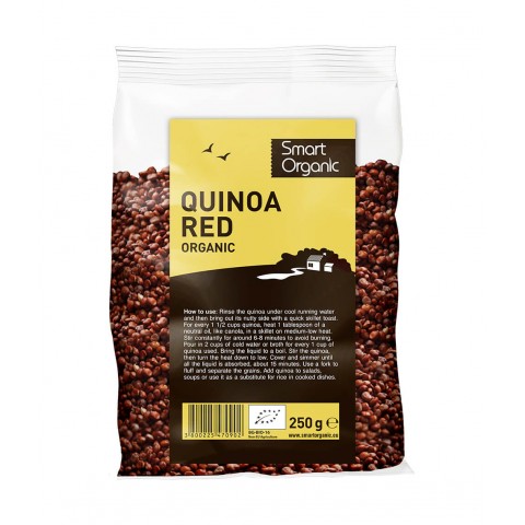 Bolivialainen Quinoa punainen, luomu, Smart Organic, 250g