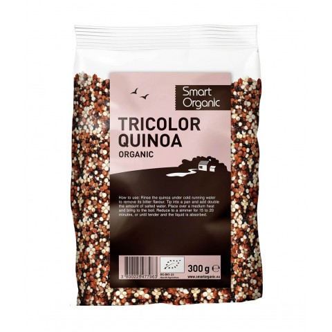 Боливийская кинва Quinoa Tricolor, органическая, Smart Organic, 300г