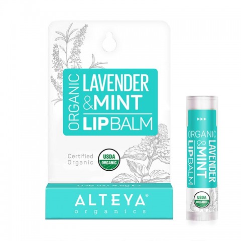Lūpų balzamas Lavender&Mint, Alteya Organic, 4.5g