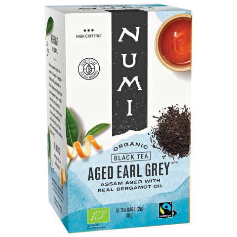 Brandinta Earl Grey arbata, ekologiška, Numi Tea, 18 pakelių